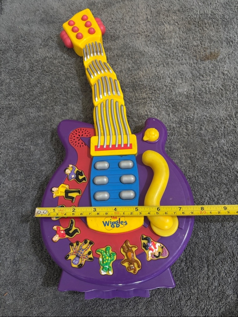 The Wiggles Wiggly Giggly Guitar Dancing Singing 18" Purple 2004
*Works* - Picture 3 of 8